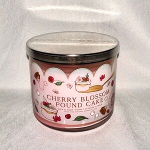 Bath & Body Works Cherry Blossom Pound Cake Candle